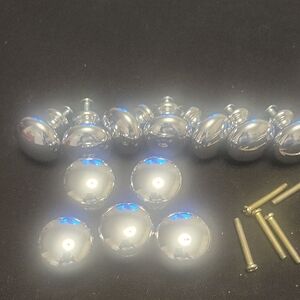 Silver Cabinet Knobs Set-12 Pulls